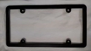 License Plate Frame, Billet Aluminum, Black anodized SLIMLINE - Bild 1 von 2