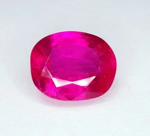 Natural Pink Sapphire 10.07 Ct Loose Gemstone Certified Oval Cut Transparent Gem - Picture 1 of 10
