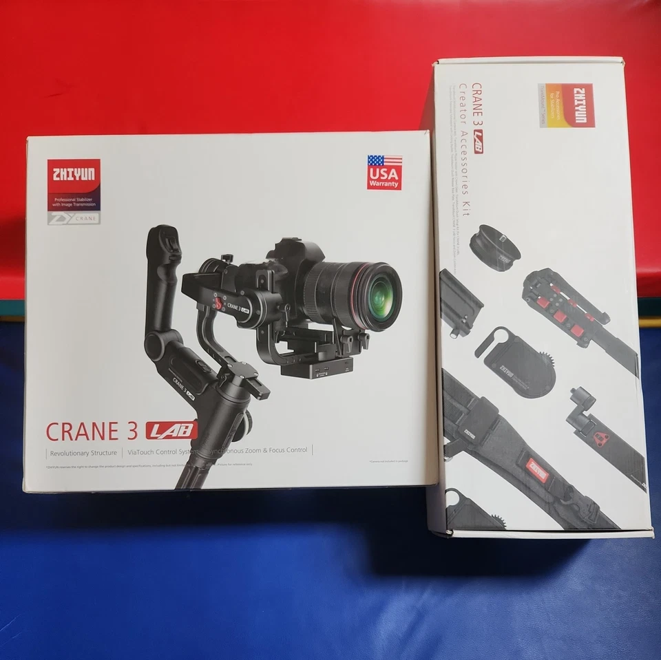 Zhiyun CRANE 3 LAB 3-Axis Gimbal with Creator Accessories Kit Package - Image 1 of 1