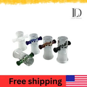 Confezione da 4 ciotole femmina in vetro adatte a tubi acqua maschili 14 mm | Set di ricambio durevole - Foto 1 di 3