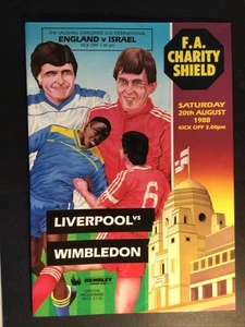 Programme Liverpool v Wimbledon 1988 Charity Shield @ Wembley - Picture 1 of 1
