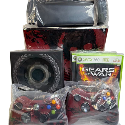 Xbox 360 Gears of War Limited Edition + Gears games 1, 2, 3-SE - 320GB Microsoft - Image 1 of 4