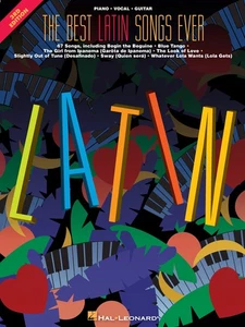 The Best Latin Songs Ever Piano Sheet Music Guitar Chords Lyrics Book - Picture 1 of 1
