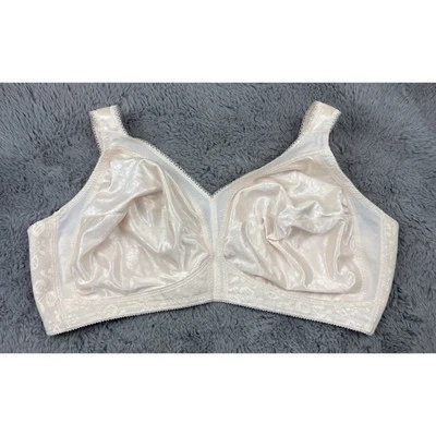 Playtex 18hr natural beige bra With Padded Straps, Size 52D, Style #4693 No Wire - Image 1 of 4