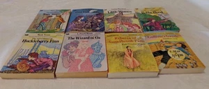 Lot of 8 Illustrated Classic Edition Moby PB Books Tom Sawyer Robin Hood More! - Picture 1 of 4
