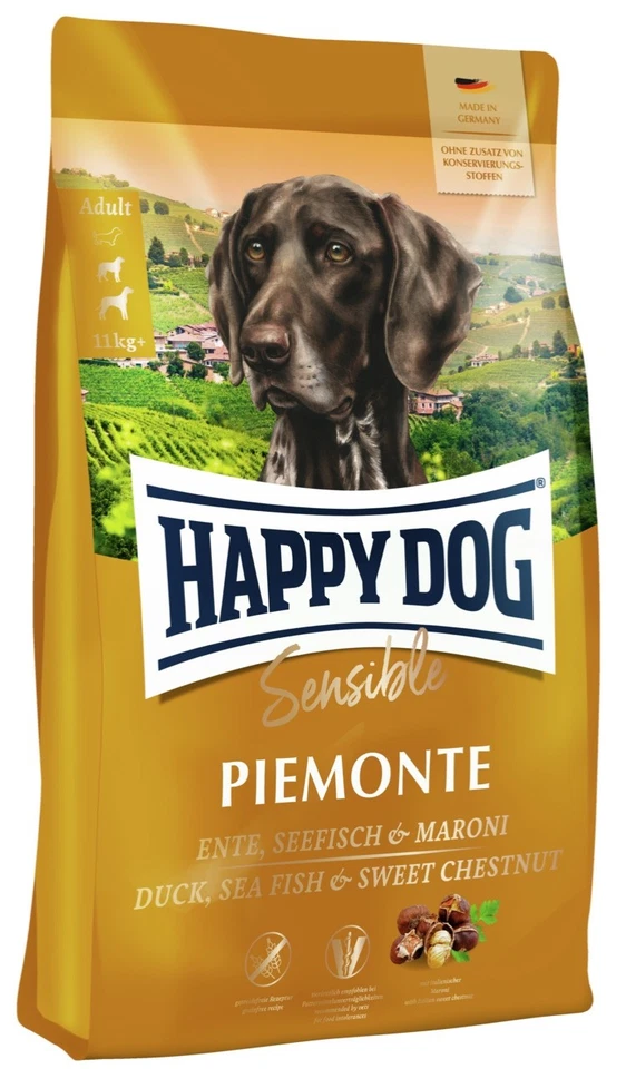 Vorteilspack HAPPY DOG SUPREME SENSIBLE PIEMONTE HUNDETROCKENFUTTER 1 x 4 Kg - Bild 1 von 1