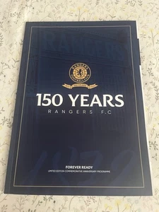 Rangers v Aberdeen Limited Edition 150 Years Commemorative Programme March 2022 - Picture 1 of 3