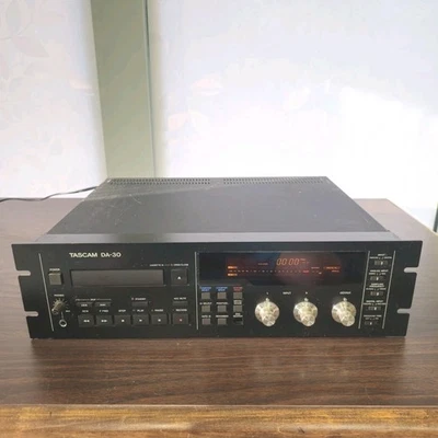 TASCAM DA-30 Digital Audio Tape Deck DAT Recorder Not Fully Tested As Is Repair - Image 1 of 4