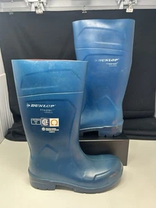 Dunlop Purofort Foodpro Multigrip Sicherheitsstiefel blau ASTM F2413-18 Größe Herren 10 - Bild 1 von 11