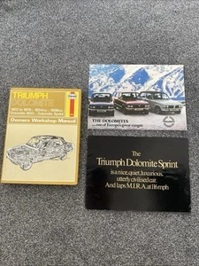 Triumph Dolomite Handbuch und Prospekte - Bild 1 von 4