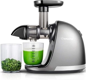Juicer Machines, Slow Cold Press Juicers with Reverse Function, High Juice Yi... - Picture 1 of 9