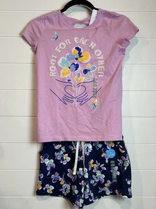 Carter's Kid 2 Pc Outfit Purple Blue Floral Girl’s 12 NWT - Picture 1 of 8