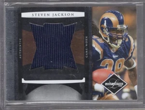 2008 Leaf Limited Jumbo Jerseys #3 Steven Jackson 50/50 - Picture 1 of 1
