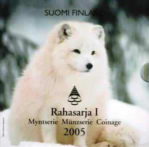 Finnland KMS Kursmünzensatz 2005 Bedrohte Tierwelt - Picture 1 of 1