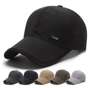 Trucker Hat Hip Hop Baseball Cap Adjustable Unisex Solid Plain Women Men Hats - Picture 1 of 21