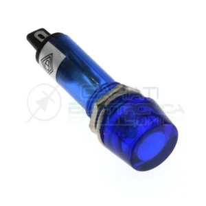 Spia di segnalazione luminosa Blu 220V 220Vac da pannello foro 10mm - Foto 1 di 1
