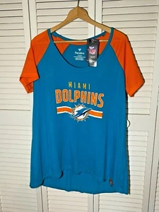 NFL Miami Dolphins Damen 1X Neues Shirt Football Team Bekleidung  - Bild 1 von 5