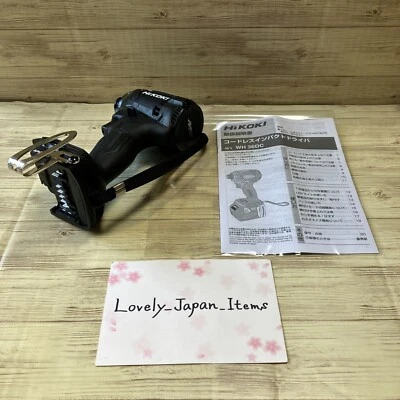 Destornillador de impacto HIKOKI WH36DC (NNB) 36V segunda generación cuerpo negro fuerte solo NUEVO Foto 1 de 3