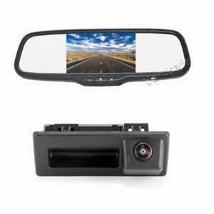 Trunk Handle Rear View Camera Mirror Monitor For Skoda Octavia A7 5E 2015-2020 - Picture 1 of 7