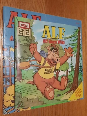 2 ALF Books Alf Goes Wild Book & Day at the Fair Only 1987 TV Show Tie In Books - Image 1 of 4