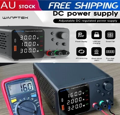 0-30V 60V 120V Adjustable Lab DC Power Supply Variable Regulator Bench Switching - image 1 of 4