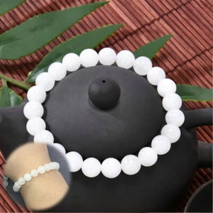 Armband 8 mm Perlen Kristall Heilung Palme Stein Reiki Heilung Edelstein - Bild 1 von 12
