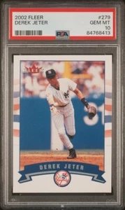 2002 Derek Jeter Fleer #279 PSA 10 - Picture 1 of 3