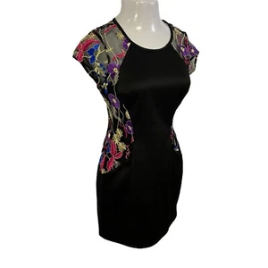 A Byer Kleid Damen Größe 11 Blumenstickerei Arbeit Büro Date sexy Karriere - Bild 1 von 14