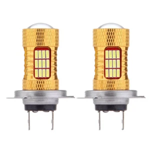 Pure White H7 LED 6000K 54 SMD HID Bulb Low Beam Head Light 12V 30W Car - Picture 1 of 2