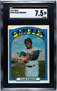SGC 7,5 - 1972 Topps #100 Frank Robinson Baltimore Orioles Salón de la fama - Imagen 1 de 2