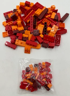NEW LEGO Assorted Bulk Brick Pack: Red - Image 1 of 2