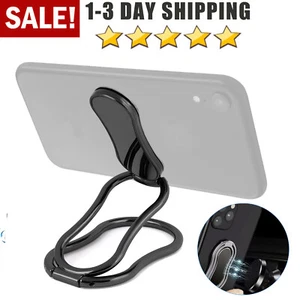 Soporte universal para teléfono con anillo para dedo 360° agarre trasero plegable magnético soporte EE. UU. - Imagen 1 de 10