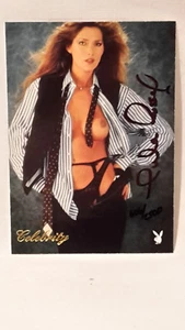 Playboy's Celebrity Card Tula Cossey autografata #1TC Playboy 1995 - Foto 1 di 2