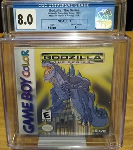 Raro CGC 8.0 A+ Godzilla The Series Gameboy Color Sellado Videojuego GBC - Imagen 1 de 7