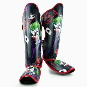 RAJA Boxing Shin Guard Muay Thai MMA Protector Combat Training Grappling Joker - Picture 1 of 5