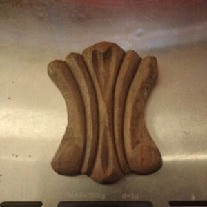 BERGUNG Holz Möbelschnitzerei, 2-1/8" × 3/8" × 2-3/4" - Bild 1 von 4