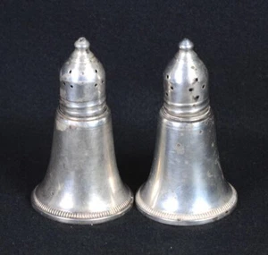 Vintage DUCHIN CREATION Weighted Sterling Silver SALT & PEPPER SHAKER SET 3.75"H - Picture 1 of 5
