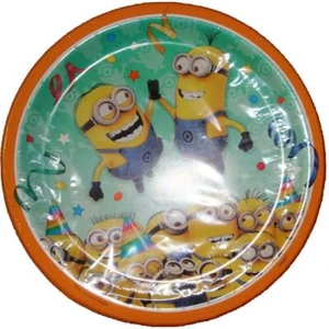 Despicable Me Party Minion Lunch Plates Birthday Supplies 8 Per Package - Picture 1 of 1