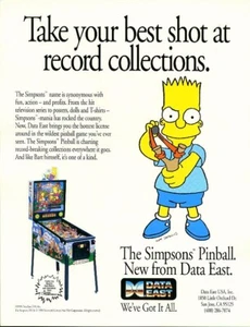 Pinball ROM CPU SET (2 chips) Data East Simpsons upgrade - Picture 1 of 1