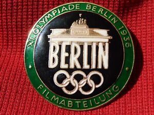 1936 Berlin NAZI Germany Olympic Games Badge Copy