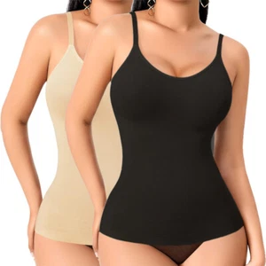 Women Camisole Shapewear Tummy Control Vest Compression Tank Tops Cami Shaper - Picture 1 of 19