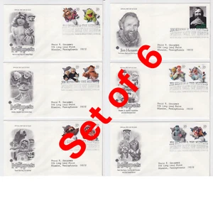 TurtlesTradingPost- The Muppets -2005 #3944a-k Artcraft Variety Cachet- 6 FDCs - Picture 1 of 3