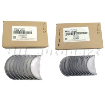 21020-3C300 For Hyundai Santa Fe Azera Kia Sedona Sorento Main & Rod Bearing Kit - Image 1 of 4
