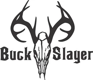 2 (PCS) Buck Slayer Stickers Decals 20 Colors To Choose From - Foto 1 di 3