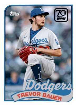 2021 Topps Update 70 Years of Topps Baseball Trevor Bauer  70YT-39 - Image 1 of 2