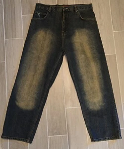 Vintage Men’s Risk Jeans Co Baggy Jeans Y2K Size 40x32 Grunge  - Picture 1 of 14