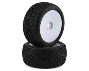 AKA EVO Scribble 1/8 Truggy Pre-Mounted Tires (White) (Super Soft - Long Wear) - Picture 1 of 3