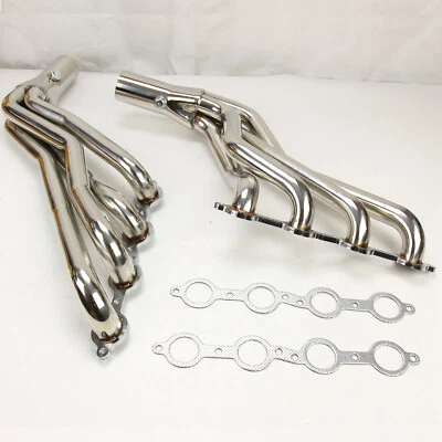 Turbo Headers 1 3/4" Conversion Swap For Chevy C10 LS Truck LS1 LS2 LS3 LS6 - Image 1 of 4