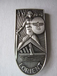 Pin Lorient 1944 Krieger Reichsadler Reichswehr WWII WK2 WK1 WH Wehrmacht - Picture 1 of 1
