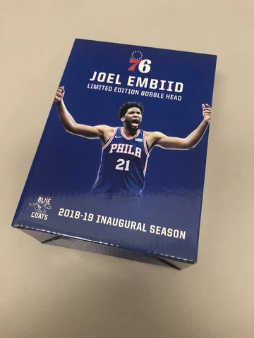 JOEL EMBIID LIMITED EDITION BOBBLEHEAD 2018-2019 DELAWARE BLUE COATS 76ERS Cover